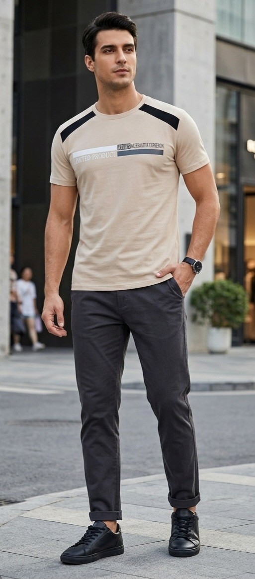 Remera Combinada de Modal - Imagen 3