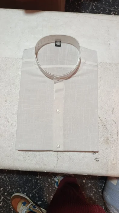 Camisa de Lino con Espandex