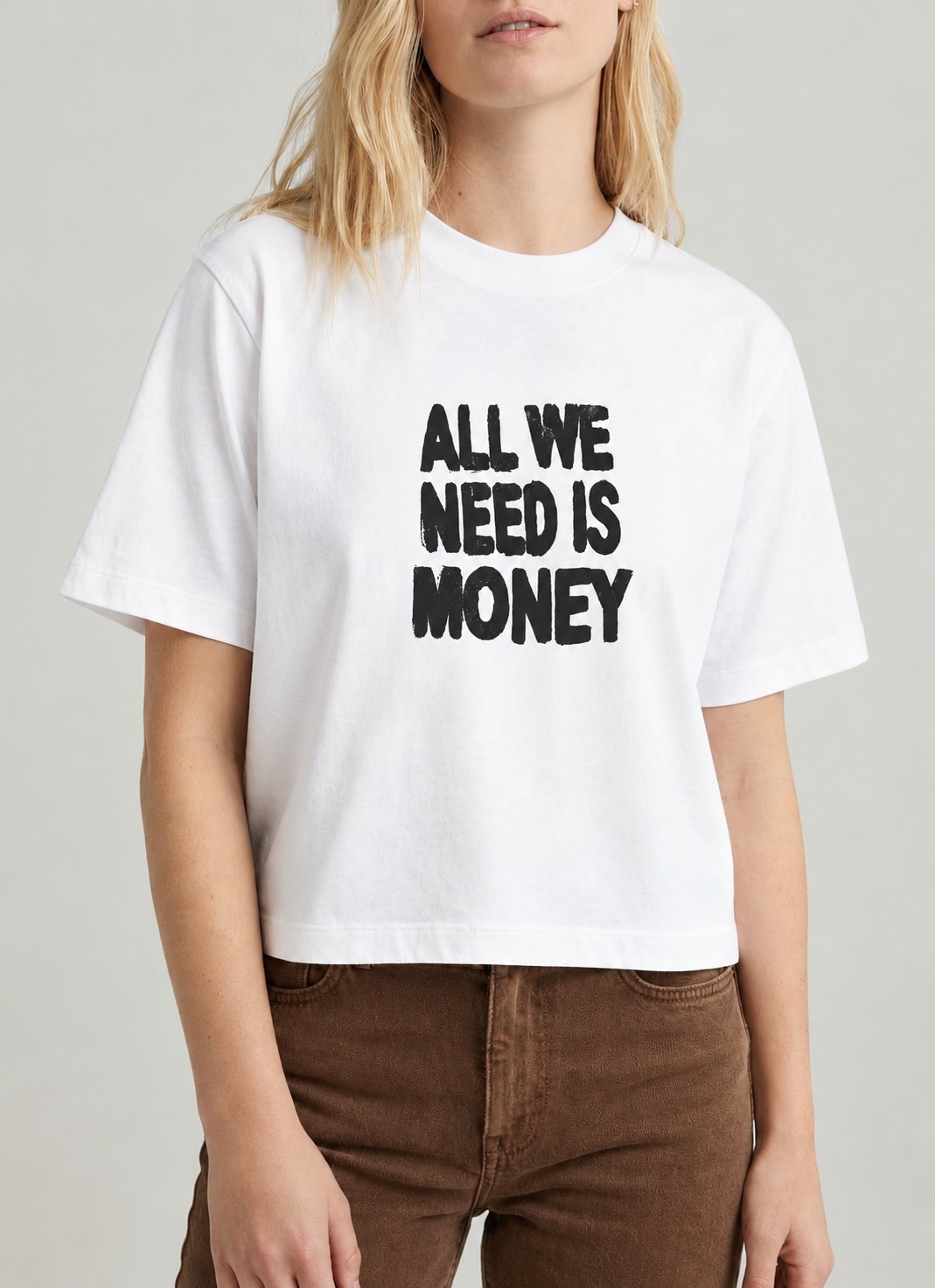 Remera Crop Estampada - Imagen 2