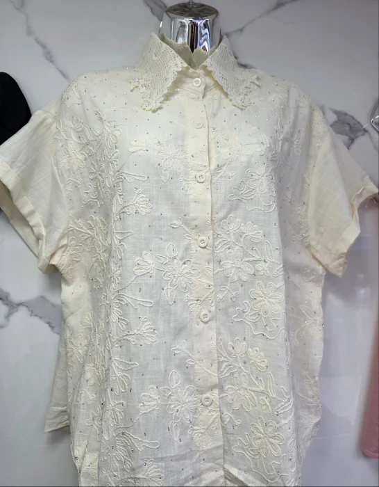 Camisa Broderie # 186120