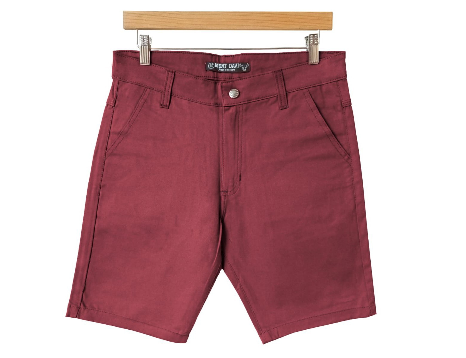 Bermuda Corte Chino Bordo Gabardina Elastizado - Imagen 2