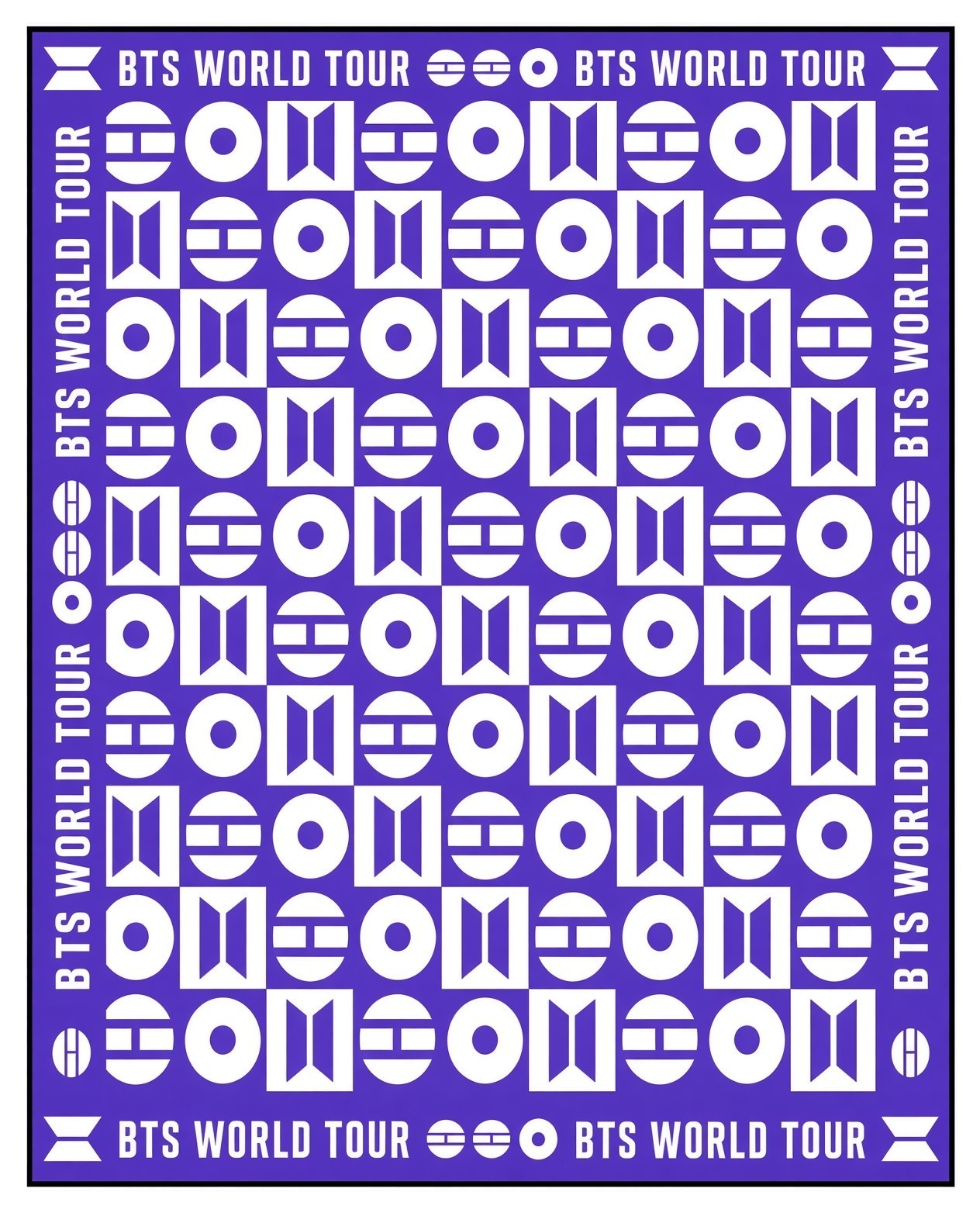 Pañuelo Bts World Tour Arirang, Mide 48cm X 48cm Aproximado - Imagen 3