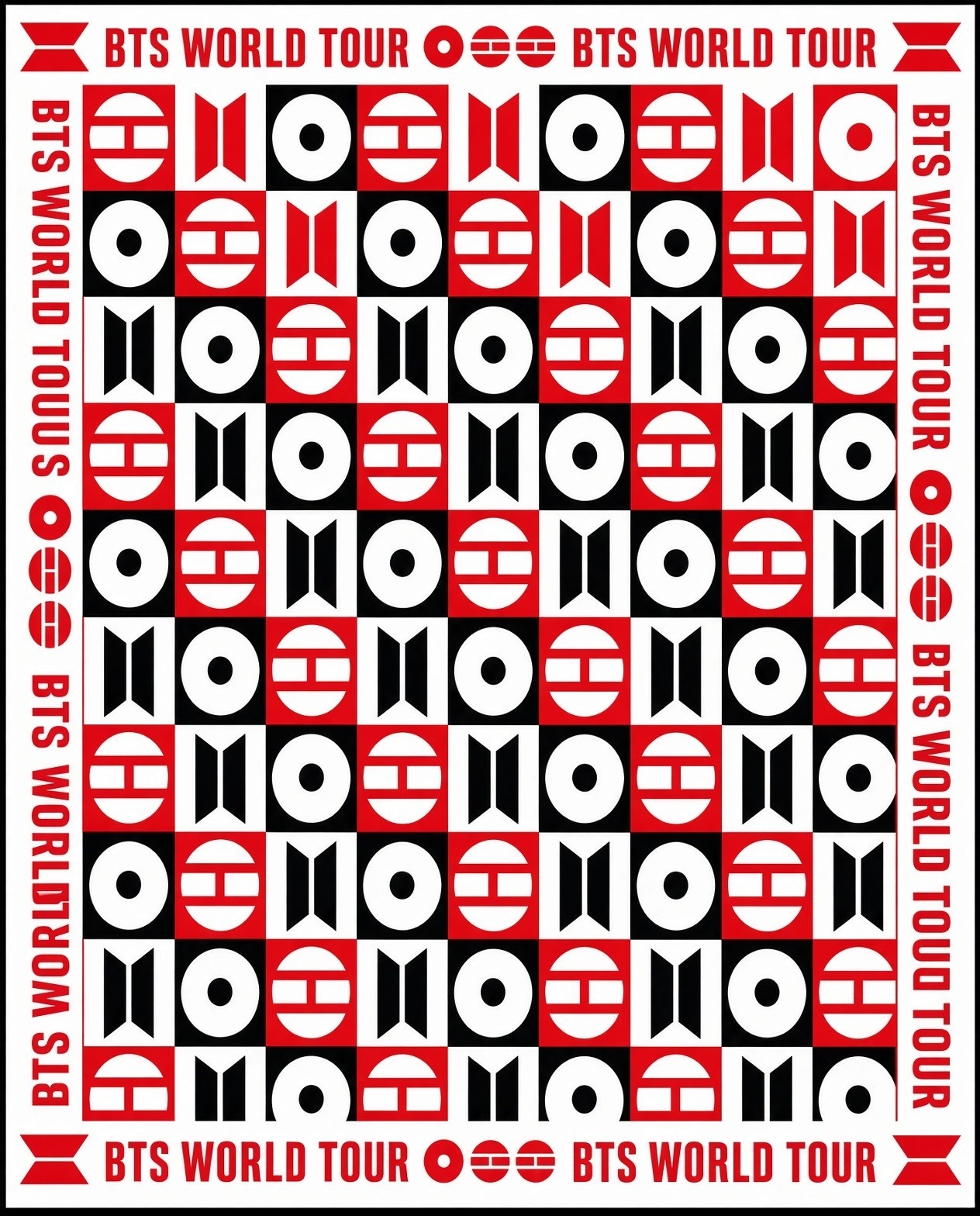 Pañuelo Bts World Tour Arirang, Mide 48cm X 48cm Aproximado - Imagen 6