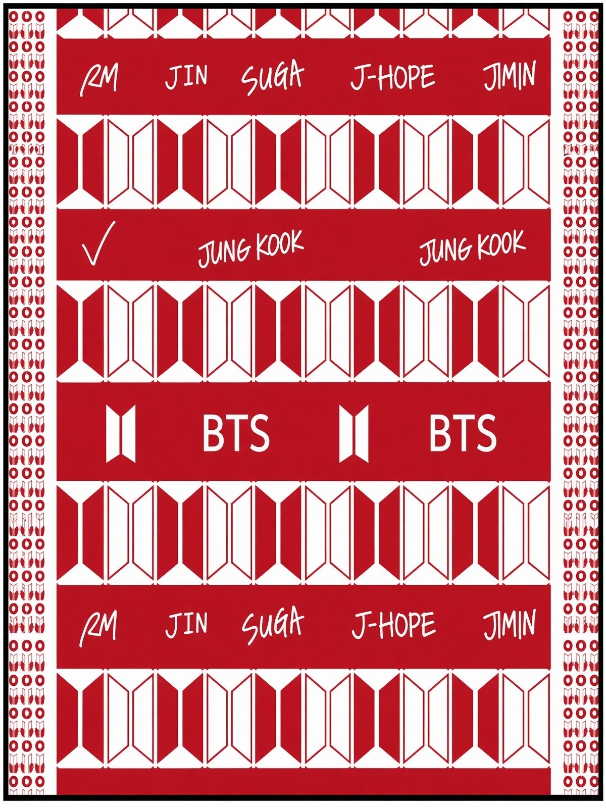 Pañuelo Bts World Tour Arirang, Mide 48cm X 48cm Aproximado - Imagen 7