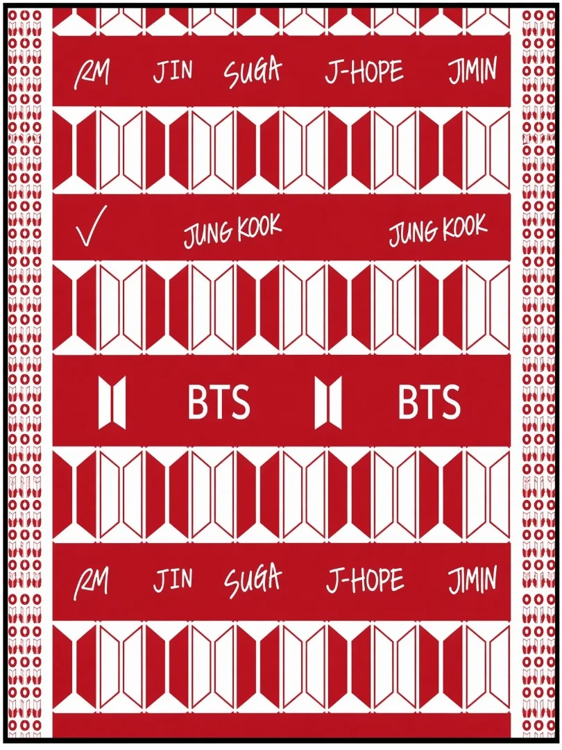 Pañuelo Bts World Tour Arirang, Mide 48cm X 48cm Aproximado - Imagen 7