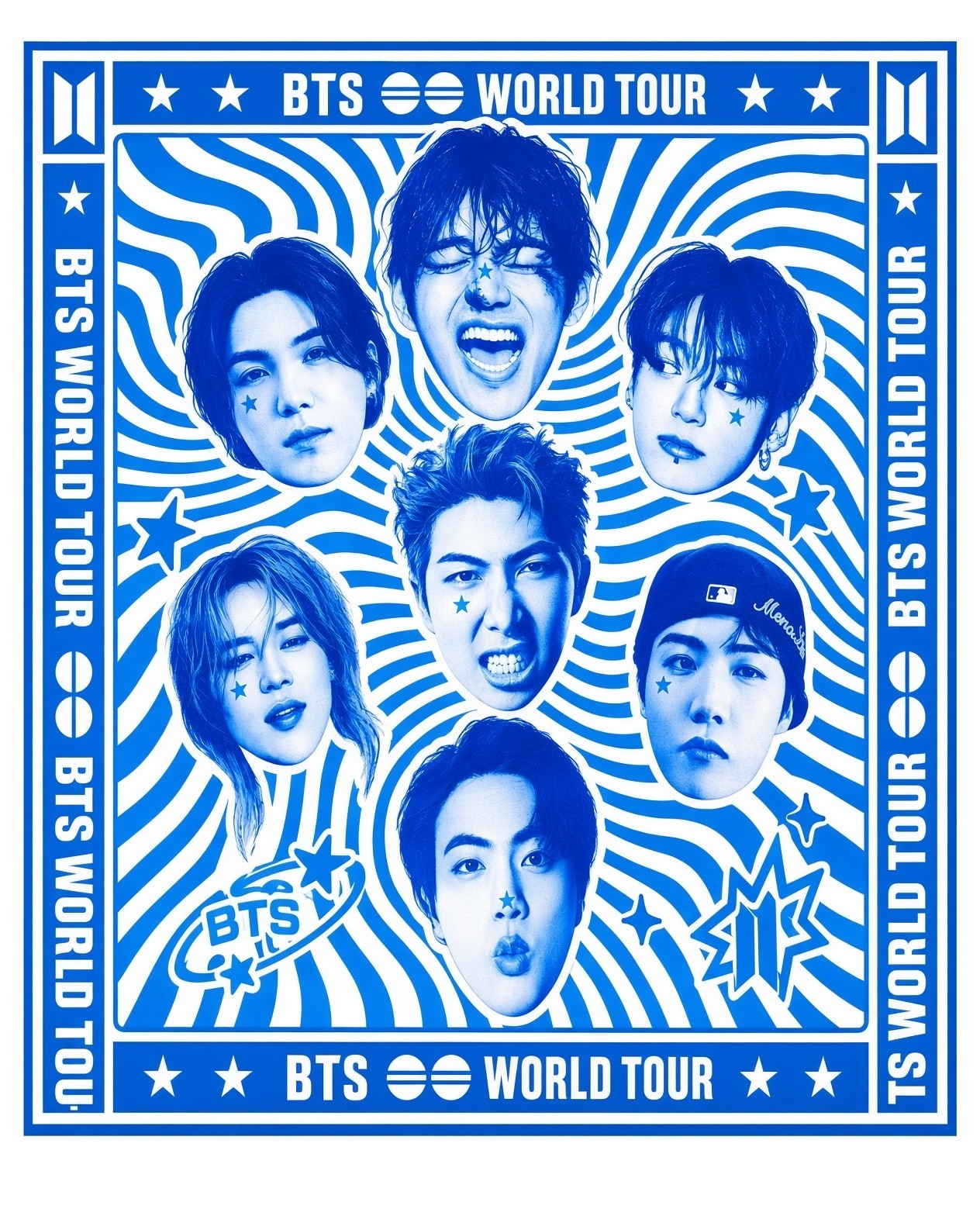 Pañuelo Bts World Tour Arirang, Mide 48cm X 48cm Aproximado - Imagen 4