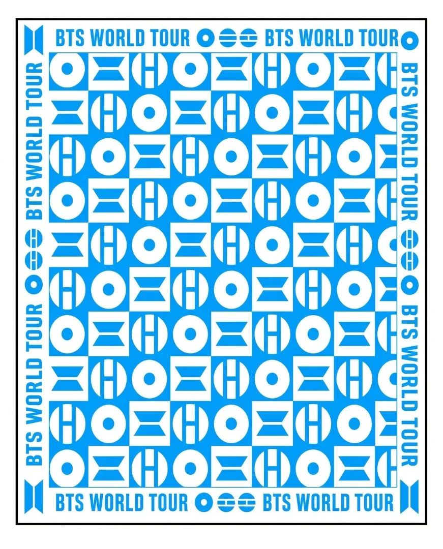 Pañuelo Bts World Tour Arirang, Mide 48cm X 48cm Aproximado - Imagen 4