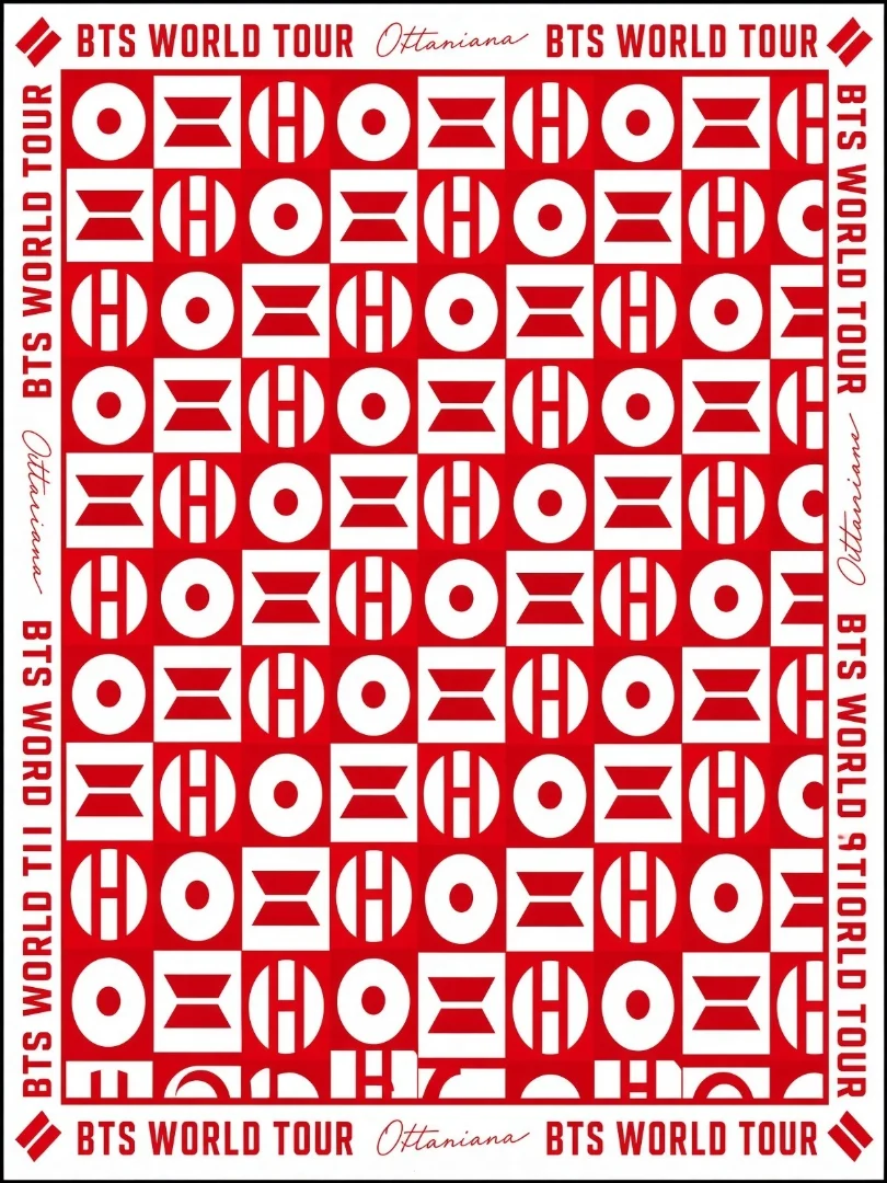 Pañuelo Bts World Tour Arirang, Mide 48cm X 48cm Aproximado - Imagen 5
