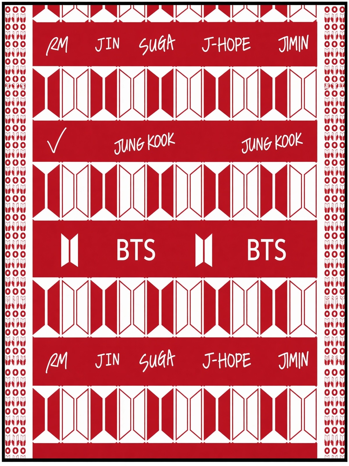 Pañuelo Bts World Tour Arirang, Mide 48cm X 48cm Aproximado - Imagen 8