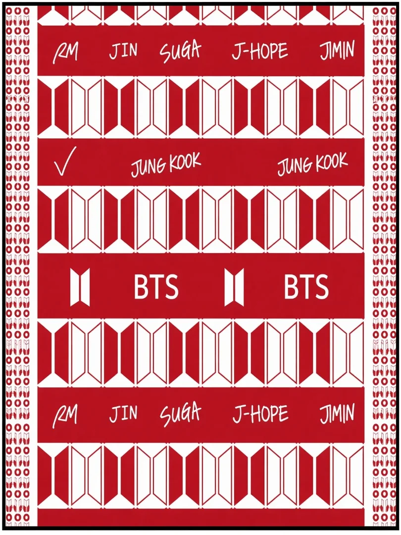 Pañuelo Bts World Tour Arirang, Mide 48cm X 48cm Aproximado - Imagen 8