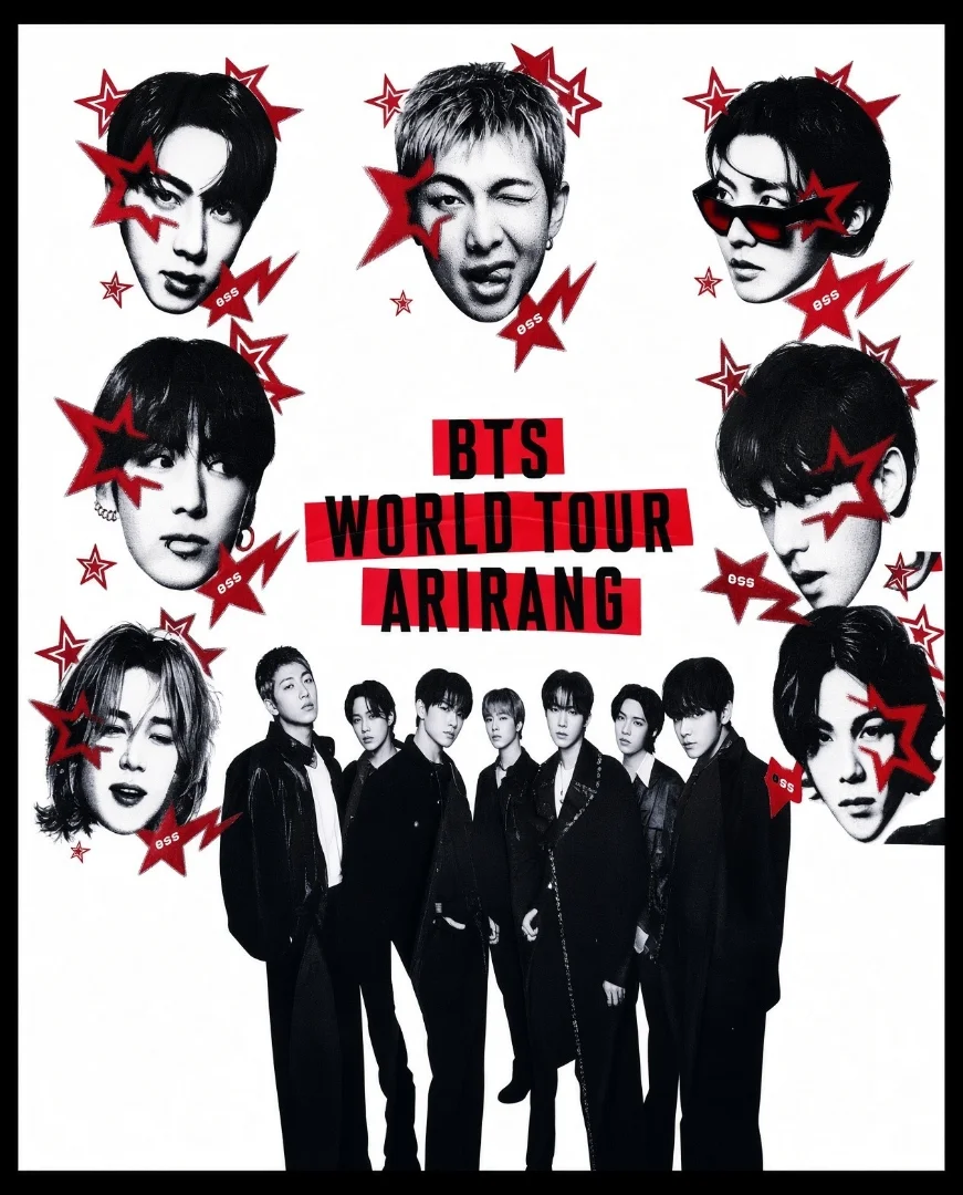 Pañuelo Bts World Tour Arirang, Mide 48cm X 48cm Aproximado - Imagen 5