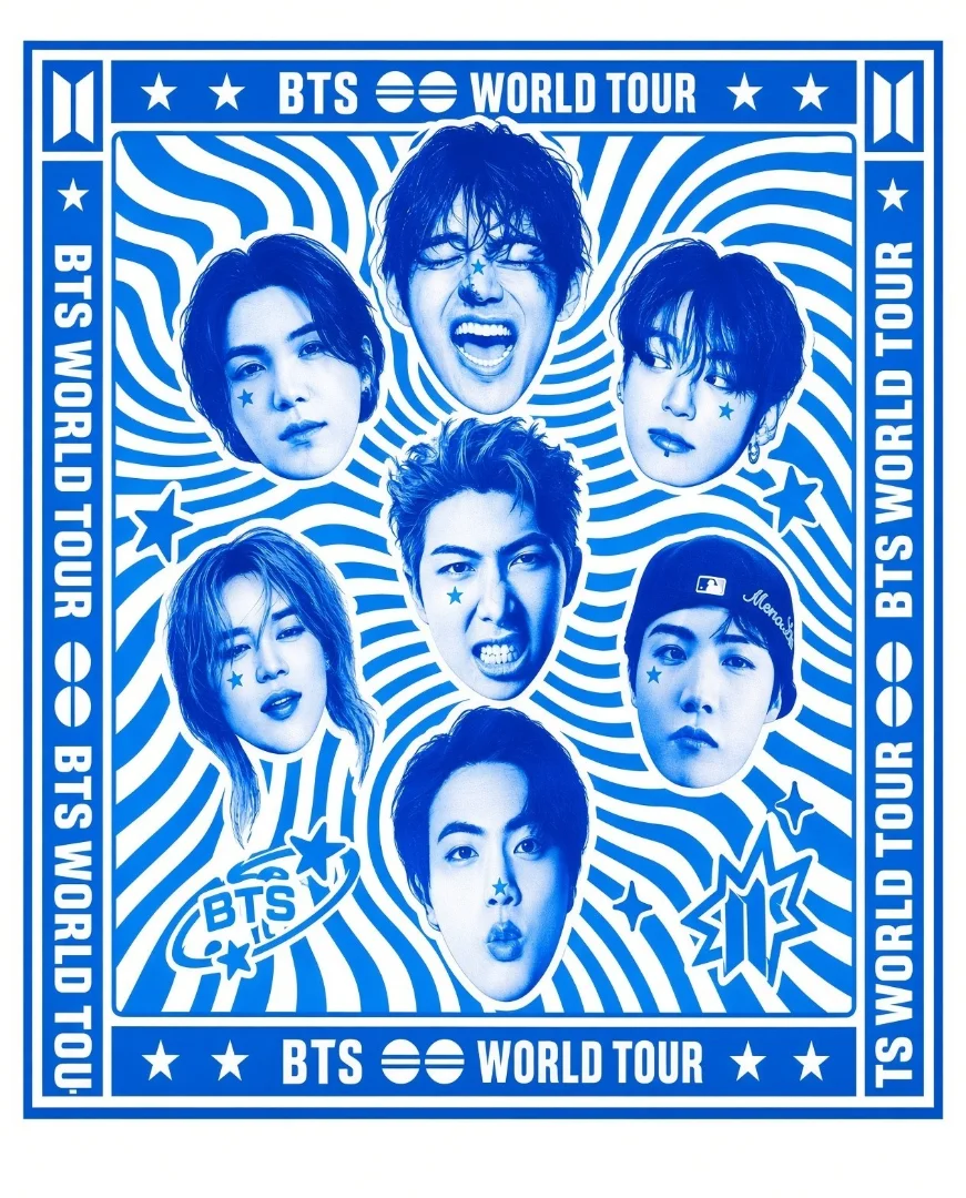Pañuelo Bts World Tour Arirang, Mide 48cm X 48cm Aproximado - Imagen 6