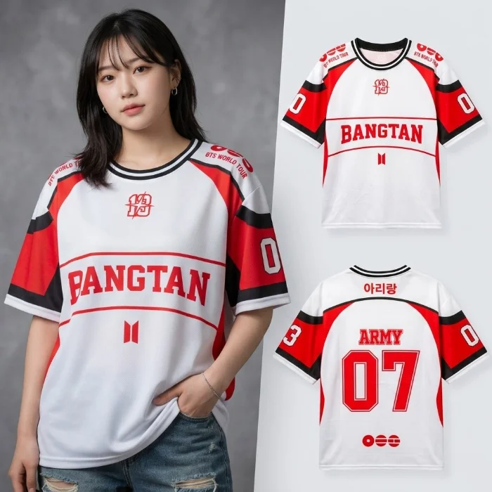 Remera Bts World Tour Arirang, Oversize