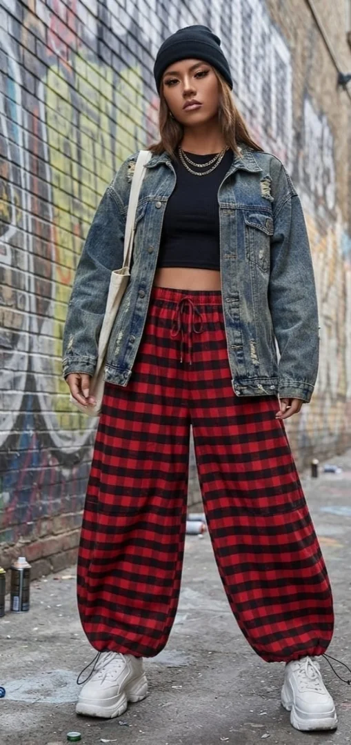 Baggy Cuadrillle Unisex - Imagen 2