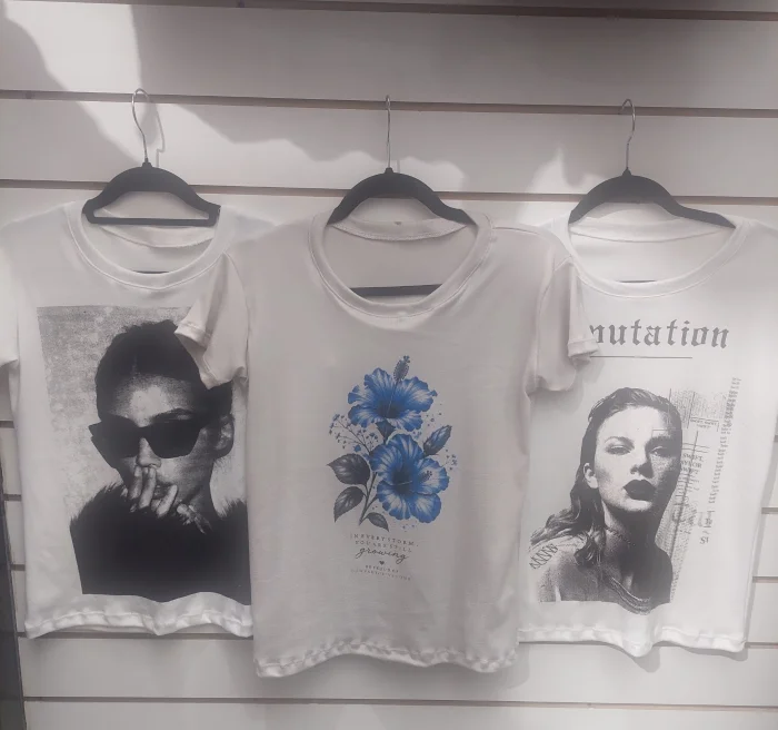 Remera Algodón Estampada