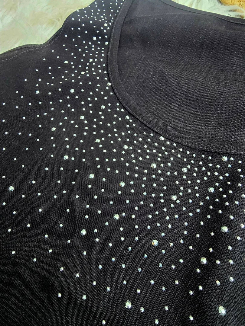 Musculosa Lino con Brillo - Imagen 3