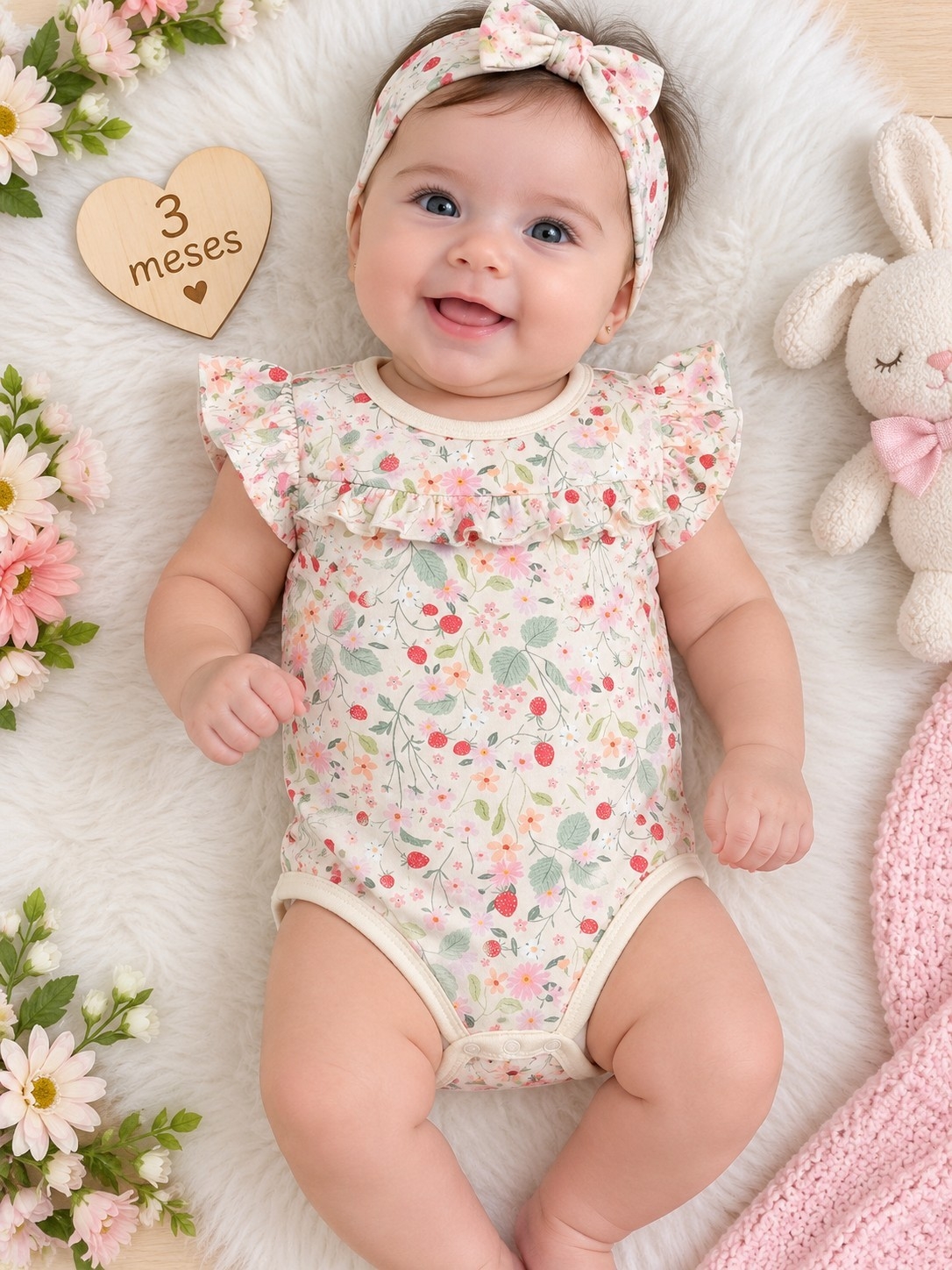 Bodys Floreados con Vincha - Imagen 2
