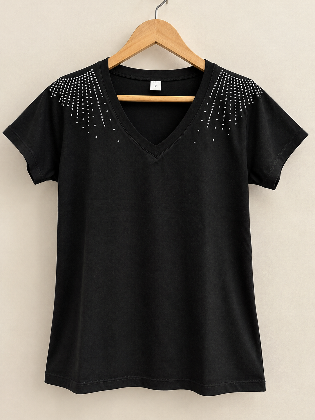 Remera de Algodón con Strass - 727DCBEA-1EB2-429A-9097-61D25F835B67.png