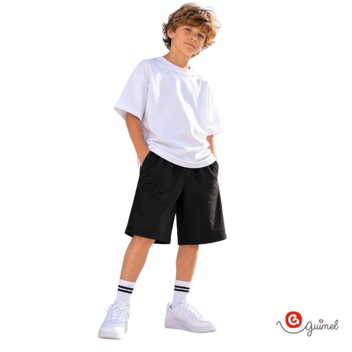 4327	bermuda Niño Teen Baggy Algodon Rustico