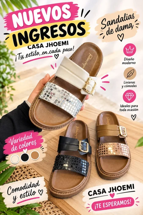 Ojotas Fashion Brillo