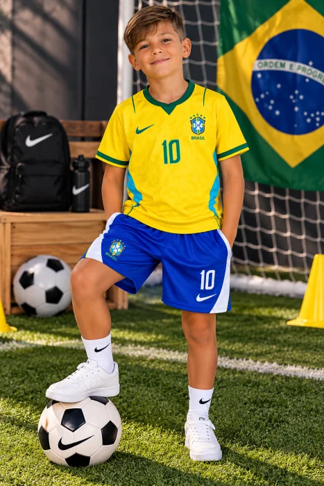  Conjunto Brasil  Raphinha #10