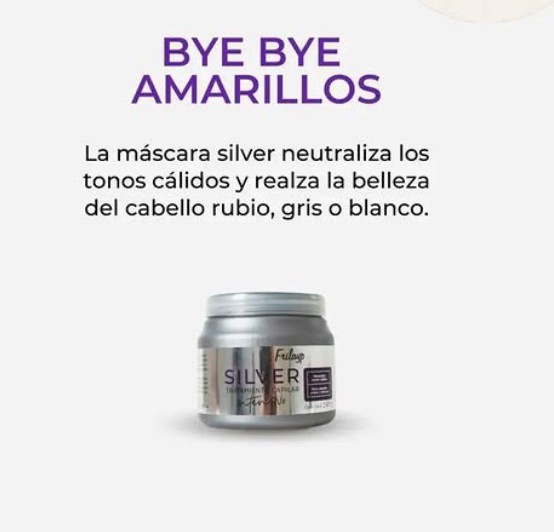 Silver Frilayp Máscara Matizadora para Rubios y Grises - Imagen 4