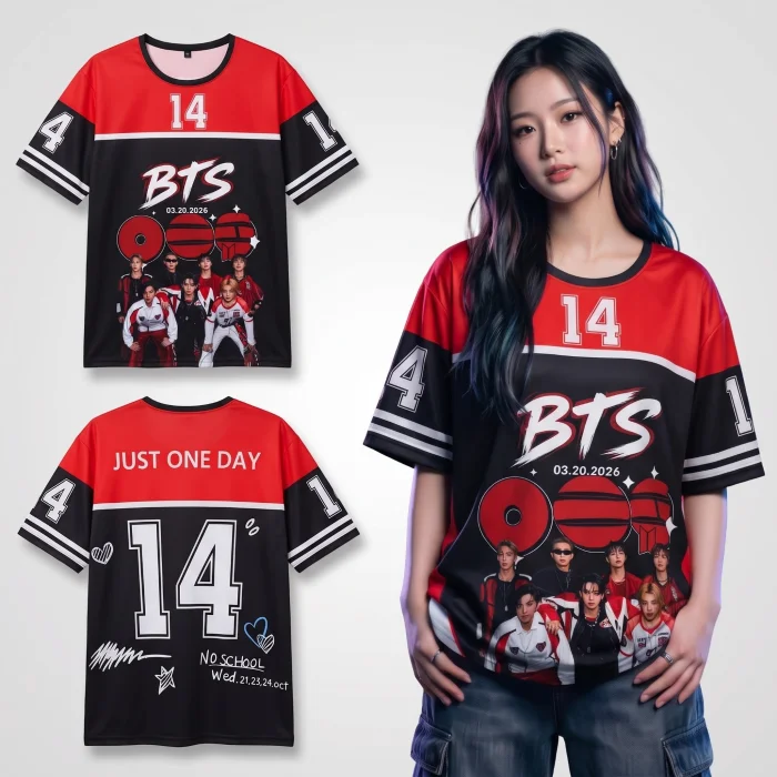 Remera Bts World Tour Arirang Oversize