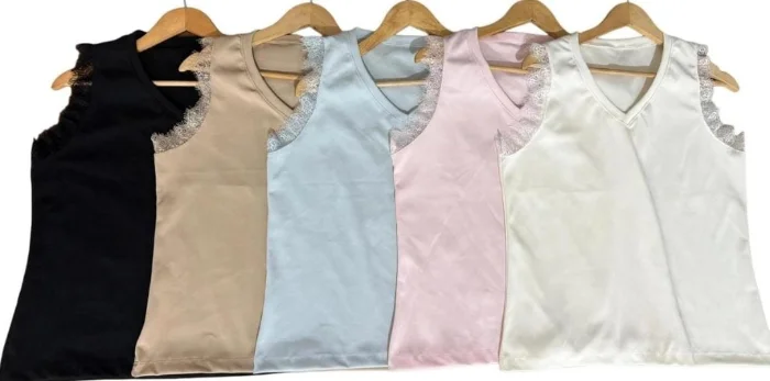 Musculosa con Encaje