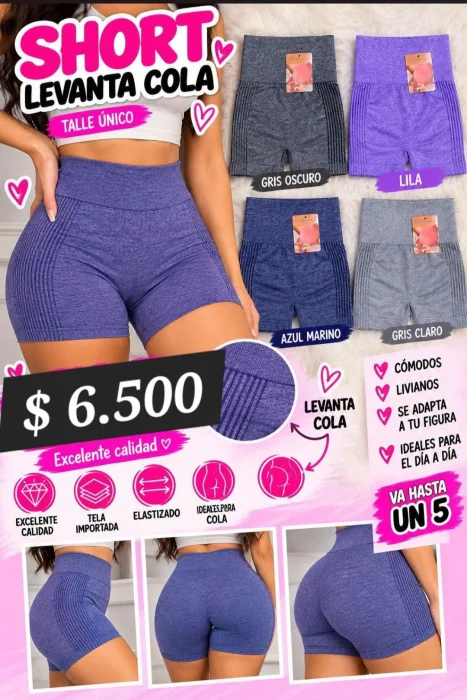 Short Levanta Cola Imoortado
