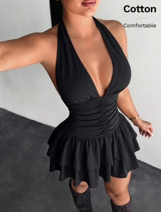 Vestido Volados Tiene Short