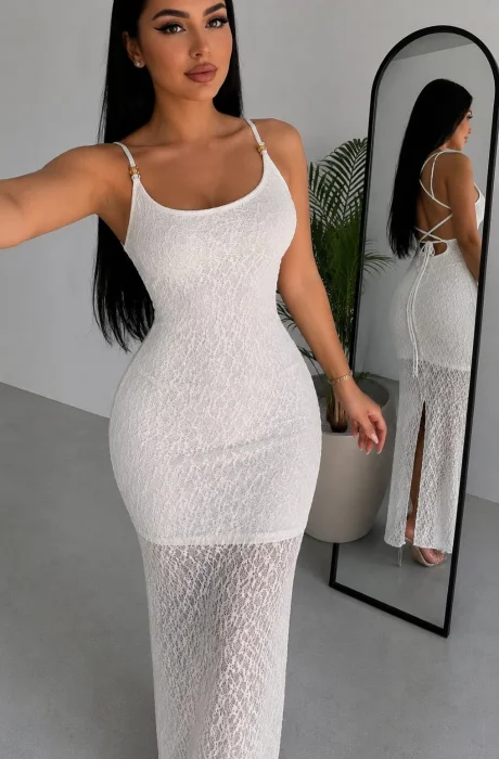 Vestido Largo Tejido