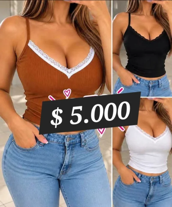 Musculosa con Puntilla