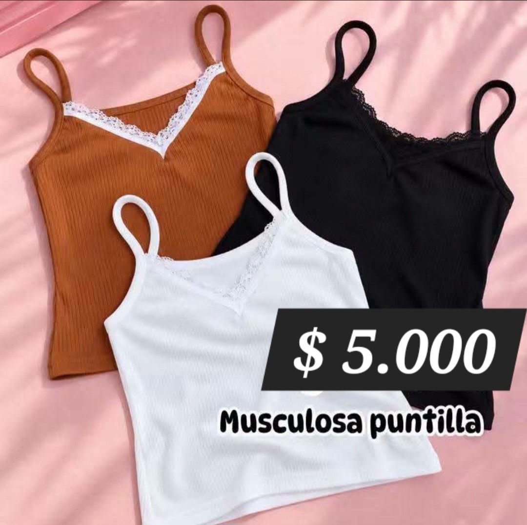 Musculosa con Puntilla - Imagen 2