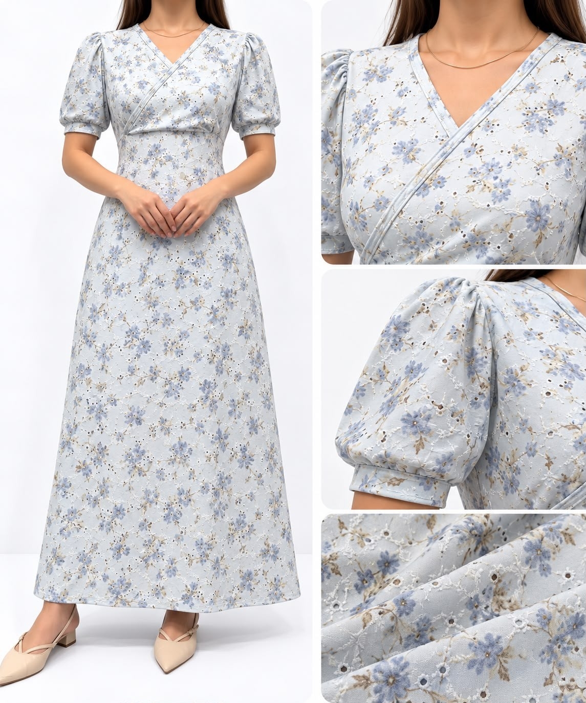 Vestidos Tela Brodier - Imagen 2