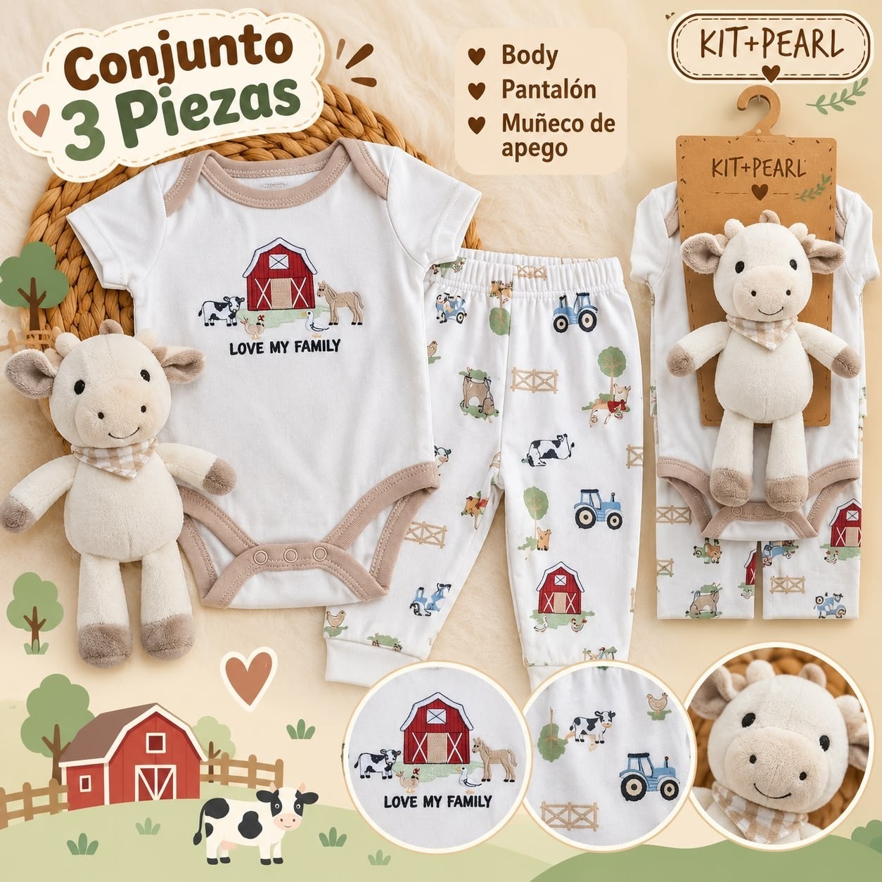 Conjunto C/muñeco de Apego - Imagen 2