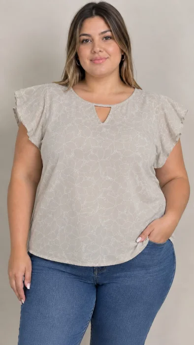 Blusa Lino Cey Estampado