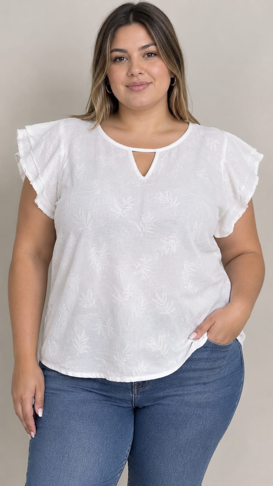 Blusa Lino Cey Estampado - Imagen 2