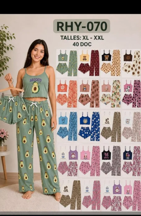 Pijama 3 Piezas Art 070