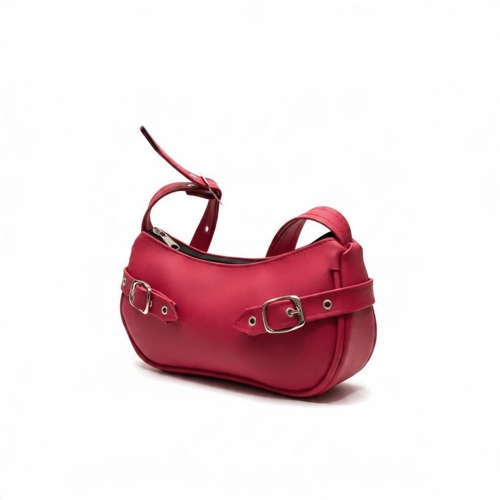 Mini Bag Hebilla Costado, Cartera Marroquinería, Navidad - Imagen 2