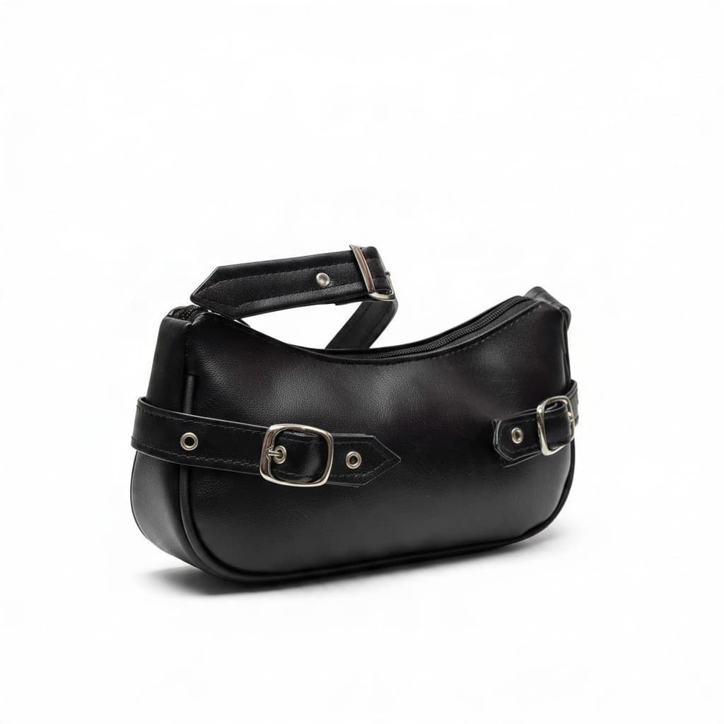Mini Bag Hebilla Costado, Cartera Marroquinería, Navidad - Imagen 3