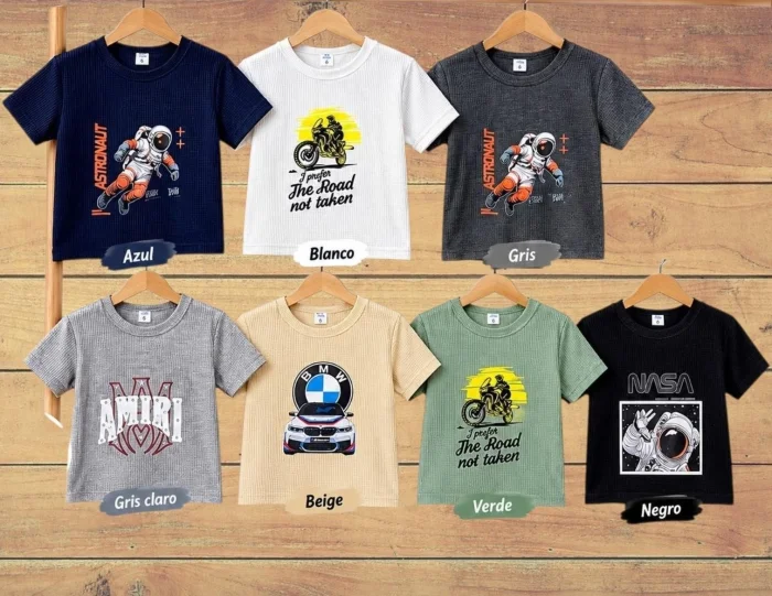Remera Waffle Nene