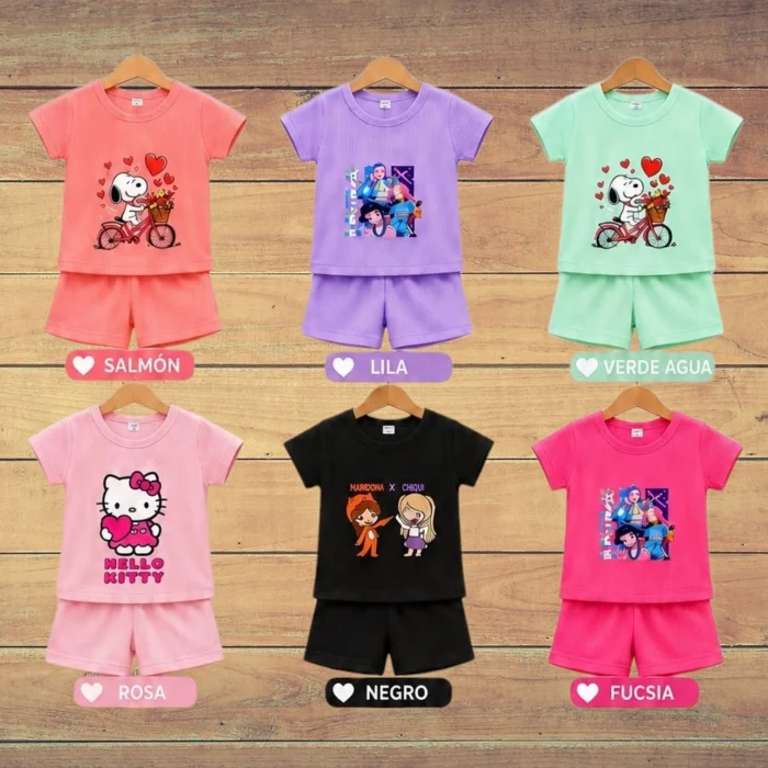 Conjunto Morley con Dibujos Nena