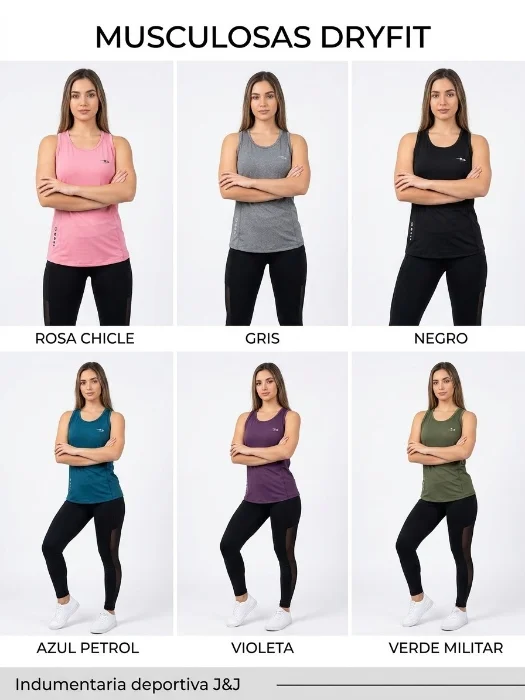 Musculosas Dryfit Deportivas