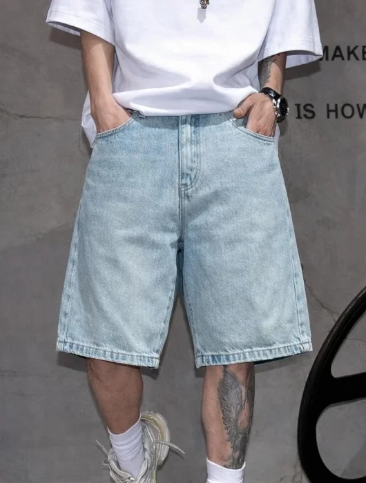Bermudas Jeans Baggy