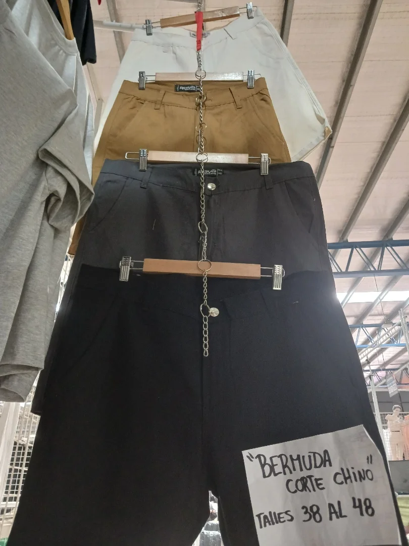 Bermudas Bolsillo Chino Gabardina Elastizada - Imagen 1