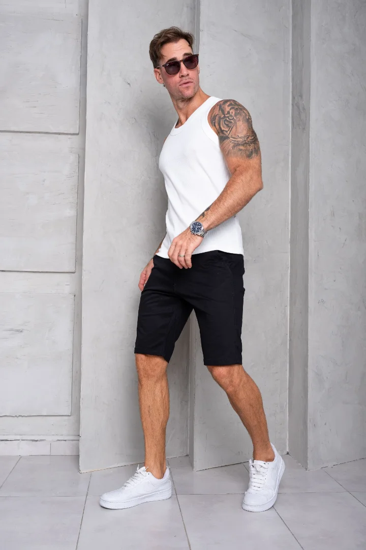Bermudas Bolsillo Chino Gabardina Elastizada - Imagen 9