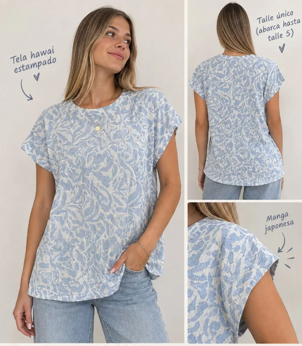 Remeron Hawai Estampado
