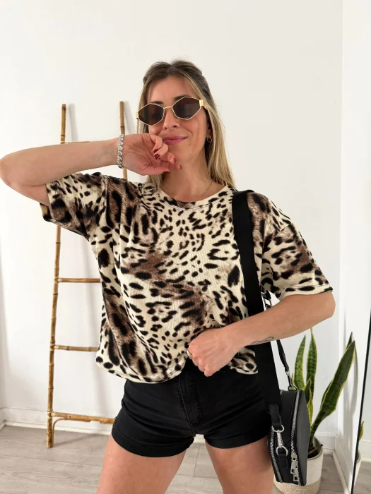 Crop Top Animal Print de Morley