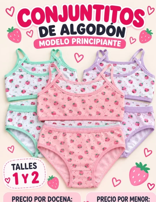 Conjunto de Nena Principiantes Algodón