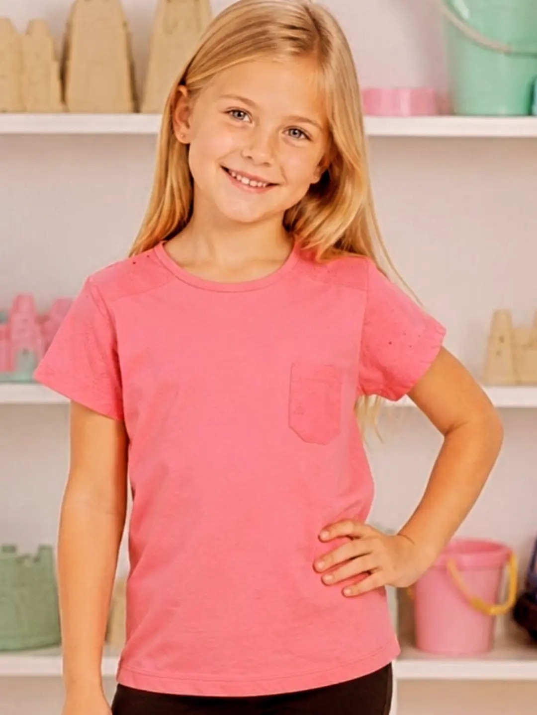 Remeras C/ Recorte Broderie - Imagen 3